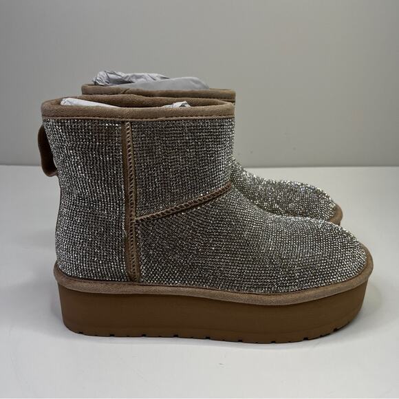 Madden Girl Ease-R Mini Cozy Platform booties sand multi - 6 - Picture 2 of 10